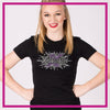 Xplosion Allstars Bling Fitted Shirt with Rhinestone Logo