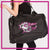 GlitterStarz GlitterGirl Fashion Bling Duffel Bag with Rhinestone Logo