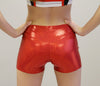 GlitterStarz custom basic hot shorts red for individual or team cheer dance