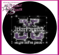 Jerzey Jewelz Bling Store Bling Fleece Jacket with Rhinestone Logo