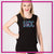 Step South Dance Company Bling Lace Tank with Rhinestone Logo