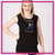 Artistry in Motion Bling Lace Tank with Rhinestone Logo
