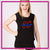 CC Champs Bling Lace Tank with Rhinestone Logo