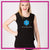 Courtney's Dance Artistry Bling Lace Tank with Rhinestone Logo