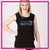Cheer Empire Bling Lace Tank with Rhinestone Logo