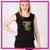 Cougars Competitive Cheerleading Bling Lace Tank with Rhinestone Logo