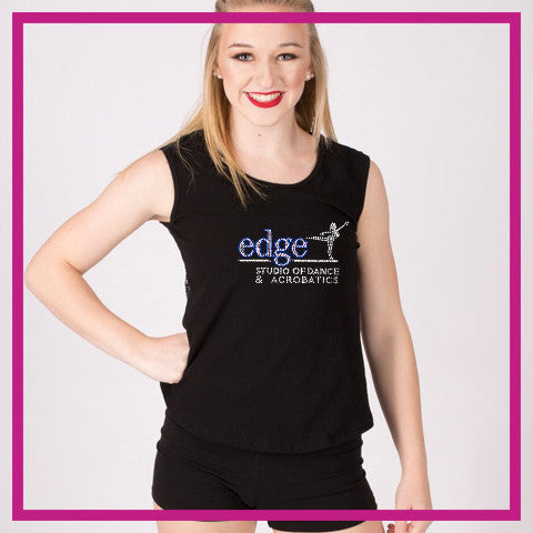 Edge Studio of Dance Bling SweatPants with Rhinestone Logo - Glitterstarz