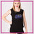 Lincoln Way East Bling Lace Tank with Rhinestone Logo