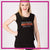 Lincoln Way West Bling Lace Tank with Rhinestone Logo