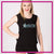 North Shore Cheer Xplosion Bling Lace Tank with Rhinestone Logo