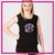 South Elite Cheer Bling Lace Tank with Rhinestone Logo