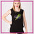 Steppin' Out Dance Center Bling Lace Tank with Rhinestone Logo