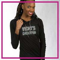 LIGHTWEIGHT-HOODIE-Vicki's-Dancers-GlitterStarz-Custom-Rhinestone-Hoodie-with-bling-logo