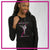 Ballet Academy of Moses Lake Bling Lightweight Hoodie with Rhinestone Logo