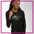 Outlaw Cheer Bling Lightweight Hoodie with Rhinestone Logo