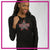 Starlites Dance Team Bling Lightweight Pullover Hoodie with Rhinestone Logo