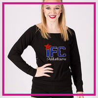 LONGSLEEVELACEFRONT-IFC-allstars-GlitterStarz-Custom-bling-logo-Rhinestone-Apparel-For-Cheer-and-dance