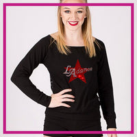 LONGSLEEVELACEFRONT-LA-Dance-GlitterStarz-Custom-bling-logo-Rhinestone-Apparel-For-Cheer-and-dance