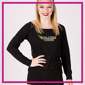 FALCON CHEER BLING TEE  GRAPHIC DESIGN, CUSTOM ARTWORK AND APPAREL