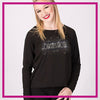 Arctic Cheer Obsession Moms Favorite Bling Top with Rhinestone Logo