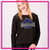 Carolina Cheer FierCats Moms Favorite Bling Top with Rhinestone Logo