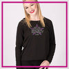 Plus Royalty All-Stars Moms Favorite Bling Top with Rhinestone Logo