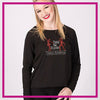 Take the Floor Dance Academy Moms Favorite Bling Top with Rhinestone Logo