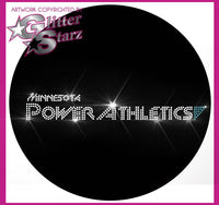 Minnesota Power Athletics Bling Fleece Jacket Bling Logo with Triangle