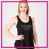 Power Haus Bling Must Have Tank with Rhinestone Logo