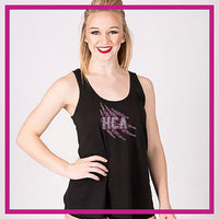 Hilliard Cheer Academy Bling Must Have Tank with Rhinestone Logo