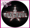 Oak Grove Youth Cheer Sparkle Hoodie with Rhinestone Logo