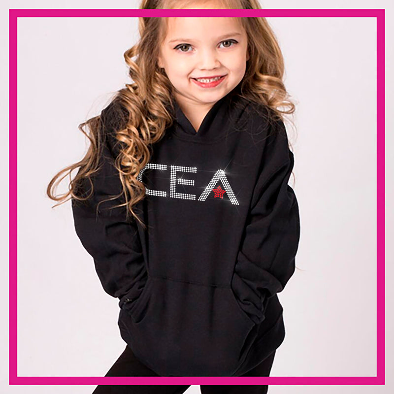 Cheer Eruption All-Stars Bling Pullover Hoodie with Rhinestone Logo