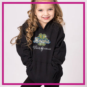 Jackie Robinson Bears Sparkle Hoodie with Rhinestone Logo - Glitterstarz