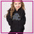 Royal Tumble and Cheer Bling Pullover Hoodie with Rhinestone Logo