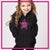 The Studio Dance Company Bling Pullover Hoodie with Rhinestone Logo