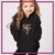 Chi-CDT Bling Pullover Hoodie with Rhinestone Logo