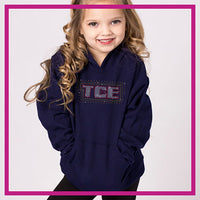 Tri County Elite Bling Pullover Hoodie with Rhinestone Logo