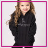 Art of Dance Bling Pullover Hoodie with Rhinestone Logo