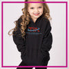 Total Inspiration Athletics Bling Pullover Hoodie with Rhinestone Logo