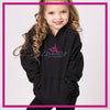 Legacy Dance Company Bling Pullover Hoodie with Rhinestone Logo