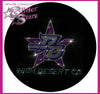 Pacific Beach High Desert Sparkle Hoodie with Rhinestone Logo
