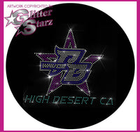 Pacific Beach High Desert Sparkle Set with Rhinestone Logo