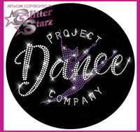 Project Dance Company Bling Fleece Jacket with Rhinestone Logo
