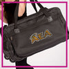 ROLLING-DUFFEL-angel-elite-allstars-GlitterStarz-Rhinestone-Bling-Bags-with-Team-Logo-Backpacks-and Travel Bags