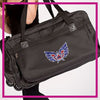 ROLLING-DUFFEL-bmc-GlitterStarz-Rhinestone-Bling-Bags-with-Team-Logo-Backpacks-and Travel Bags