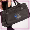 ROLLING-DUFFEL-first-class-dance-academy-GlitterStarz-Rhinestone-Bling-Bags-with-Team-Logo-Backpacks-and Travel Bags
