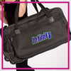 ROLLING-DUFFEL-infinity-athletics-GlitterStarz-Rhinestone-Bling-Bags-with-Team-Logo-Backpacks-and Travel Bags