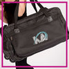 ROLLING-DUFFEL-kinectic-athletic-GlitterStarz-Rhinestone-Bling-Bags-with-Team-Logo-Backpacks-and Travel Bags