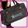 ROLLING-DUFFEL-north-shore-cheer-xplosion-GlitterStarz-Rhinestone-Bling-Bags-with-Team-Logo-Backpacks-and Travel Bags