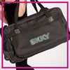 ROLLING-DUFFEL-skky-GlitterStarz-Rhinestone-Bling-Bags-with-Team-Logo-Backpacks-and Travel Bags